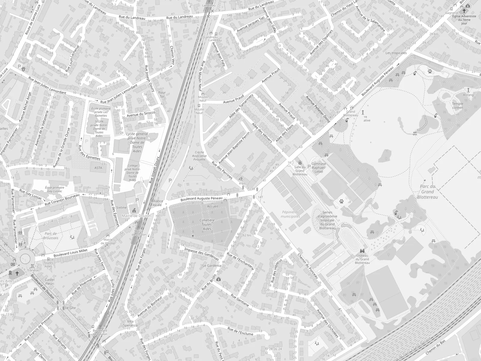 Plan — 6 rue des Perrines, Nantes